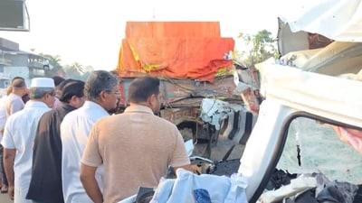 The accident occurred around 11.40 pm on Friday, according to the police. (Screengrab/X/PTI)