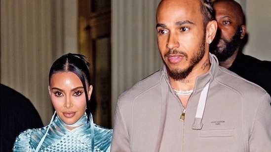 Kim Kardashian and Lewis Hamilton