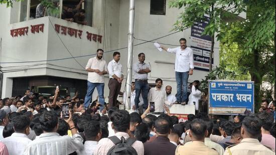 MLA Rohit Pawar said students and job aspirants in Pune will organise a protest march on September 7 against alleged irregularities in MPSC examinations and demand removal of its chairman. (HT)