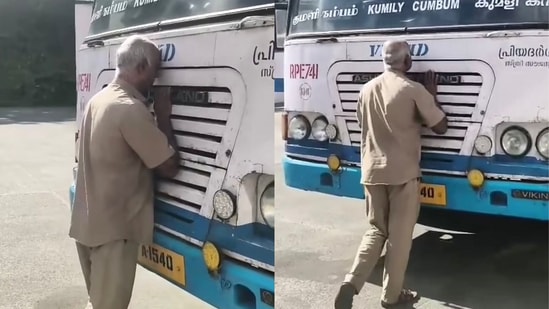 KSRTC driver’s final trip after 18 years of service. (Instagram/@ananthu.mohandas.7)