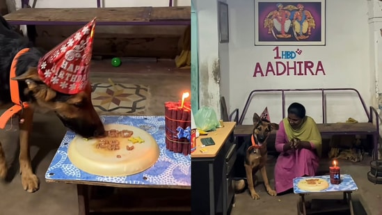 Adhira’s adorable first birthday celebration at home.