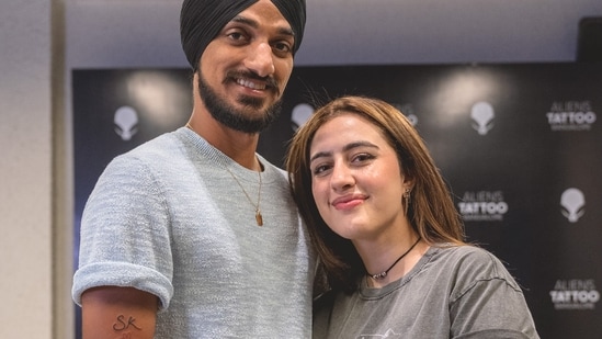 Arshdeep with Samreen