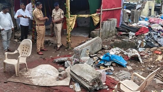 A seven-year-old boy died after a brick column collapsed on him during a Dahi Handi celebration at Ekta Welfare Society in Mumbai.