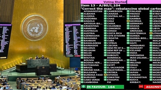కొత్త వరల్డ్ మ్యాప్కి యూఎన్ ఆమోదం.. (X/@AfricanUnionUN)