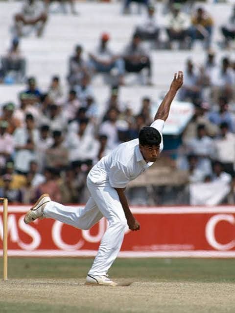 Salil Ankola in action. (X Images) Salil Ankola in action. (X Images)