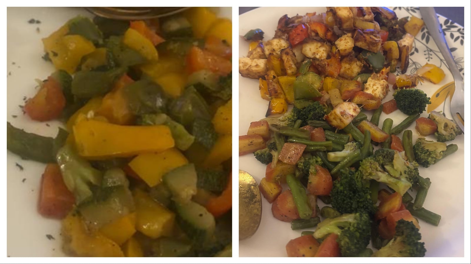 Cripy veggies prepared in Inalsa NutriFry DuoSlim air fryer (Aishwarya Faraswal - HT)