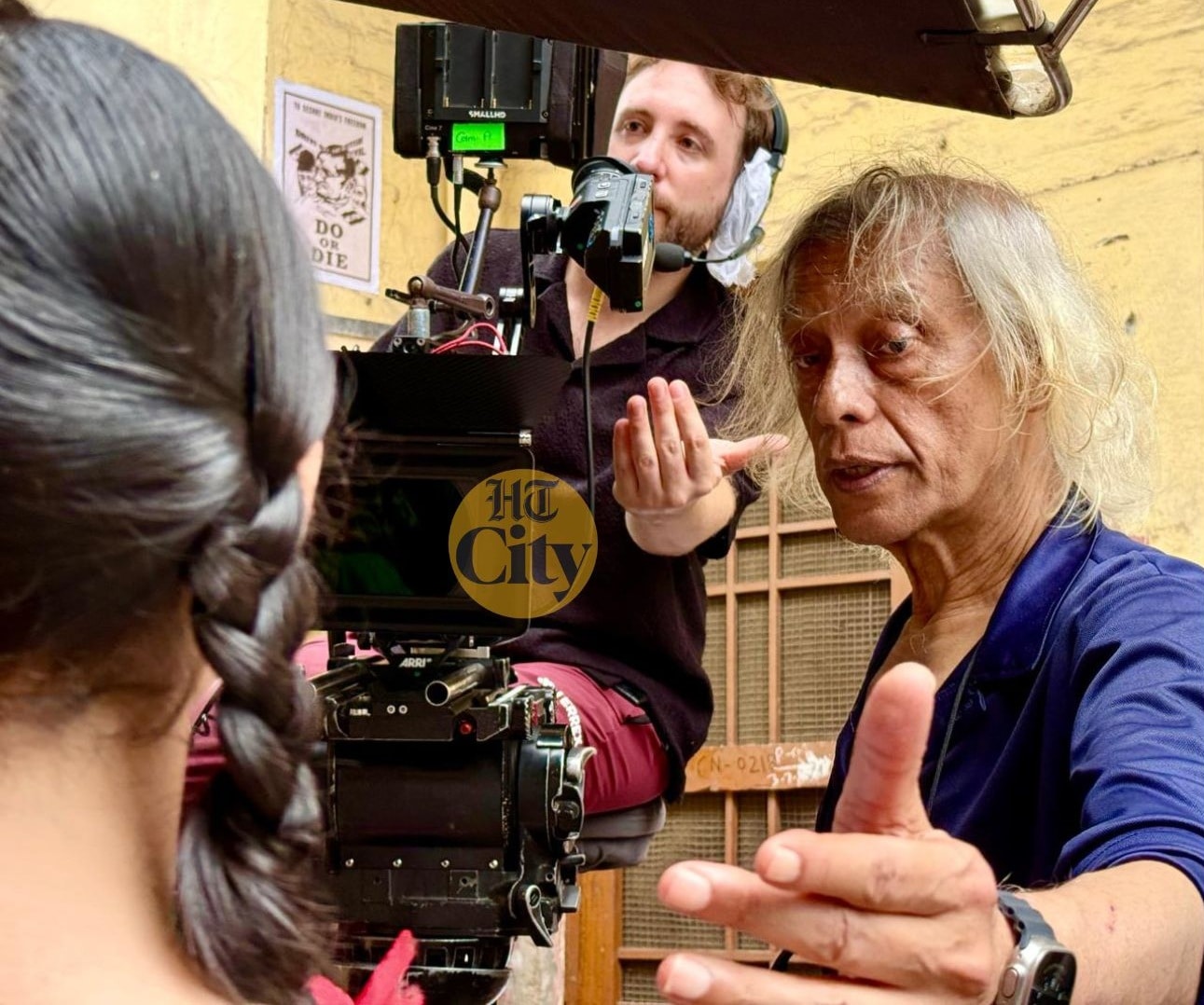 Director Sudhir Mishra shooting for this next film in Lucknow with actor Manoj Bajpayee playing the role of Mahatma Gandhi