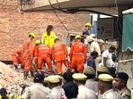 At least seven students were rescued from under the rubble.