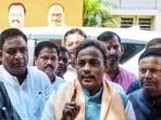 BJP national general secretary and Uttar Pradesh state incharge Vinod Tawde speaks to the media at the party office in Lucknow on Saturday. (ANI PHOTO) BJP national general secretary and Uttar Pradesh state incharge Vinod Tawde speaks to the media at the party office in Lucknow on Saturday. (ANI PHOTO)