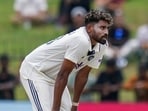Colombo: India's Mohammed Siraj reacts on day five of second Test cricket match between India and Sri Lanka, in Colombo, Sri Lanka, Thursday, Aug. 27, 2026. (PTI Photo/Shailendra Bhojak)(PTI08_27_2026_000327B)