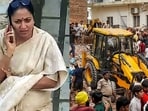 CM Rekha Gupta said the building was being used as a paying guest accommodation and warned that those responsible for the collapse would face action.