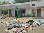 Sanitation workers in Faridabad have been on strike for the past 31 days. (HT File)