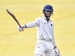 Shikhar Mohan during his 85-run knock in the Duleep Trophy 2026 final.