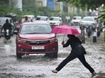 The IMD issued a yellow alert for Delhi as rain and thunderstorms are likely on Sunday, the third straight day of showers in the capital. (Sanchit Khanna)