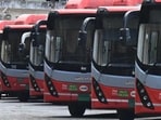 The central government will procure 1,000 e-buses under the programme, of which 100 will be allotted to Ludhiana. (HT File)