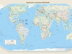Equal earth map