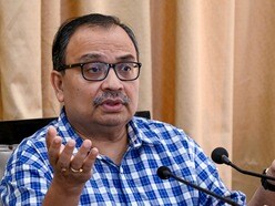 Kolkata: Trinamool Congress (TMC) MLA Kunal Ghosh addresses media persons during a press conference regarding the alleged attack on former West Bengal chief minister Mamata Banerjee's convoy in Halishahar, at the West Bengal Legislative Assembly, in Kolkata, Monday, Aug. 10, 2026. (PTI Photo)(PTI08_10_2026_000233A)