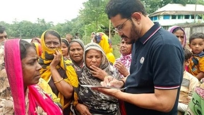 ডেবরার তৃণমূল বিধায়ক হুমায়ুন কবীর। ছবি ফেসবুক humayun kabir ডেবরার তৃণমূল বিধায়ক হুমায়ুন কবীর। ছবি ফেসবুক humayun kabir