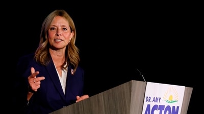 Democratic gubernatorial candidate Dr. Amy Acton pictured. (AP Photo/Jay LaPrete)