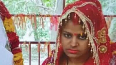 File photo of 28-year-old Shivani, who reached her parental home in Navikot Nandana village under BKT tehsil on Saturday. (Sourced) File photo of 28-year-old Shivani, who reached her parental home in Navikot Nandana village under BKT tehsil on Saturday. (Sourced)