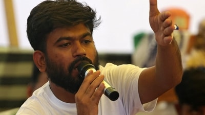 Abhijeet Dipke, head of the Cockroach Janta Party (CJP), fires back after questions were raised over his education at Boston University in the United States (REUTERS)