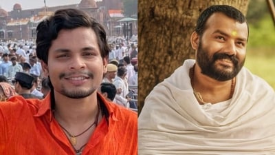 Swatantra Bhardwaj sent to one-day judicial custody; 'Hanuman Ansh', based on the life of Neem Karoli Baba, has crossed ₹100 crore (Photos Credit: Instagram/ bhardwaj_swatantra_official; @hanumanansh/Instagram) Swatantra Bhardwaj sent to one-day judicial custody; 'Hanuman Ansh', based on the life of Neem Karoli Baba, has crossed ₹100 crore (Photos Credit: Instagram/ bhardwaj_swatantra_official; @hanumanansh/Instagram)