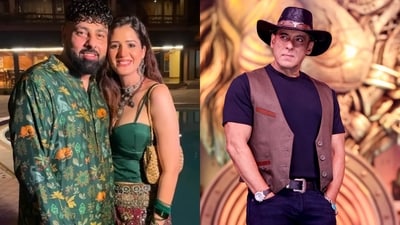 Salman Khan consoles Isha Rikhi over separation from Badshah. Salman Khan consoles Isha Rikhi over separation from Badshah.