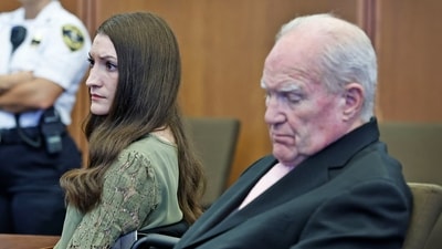 Defendant Lindsay Clancy and attorney Kevin Reddington listen to Judge William Sullivan declare a mistrial in Clancy's murder trial on Friday, Sept. 4, 2026, in Plymouth, Mass. (Greg Derr/The Patriot Ledger via AP, Pool) (Greg Derr/Pool The Patriot Ledge) Defendant Lindsay Clancy and attorney Kevin Reddington listen to Judge William Sullivan declare a mistrial in Clancy's murder trial on Friday, Sept. 4, 2026, in Plymouth, Mass. (Greg Derr/The Patriot Ledger via AP, Pool) (Greg Derr/Pool The Patriot Ledge)