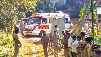 The accident reportedly took place around midnight on Saturday on the Guruvayur-Kunnamkulam road when the family was returning home from a wedding ceremony.  (Representative image) (PTI)