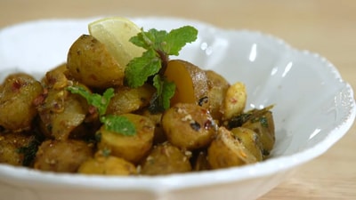 Ranveer Brar's Italian-style spicy potatoes recipe takes approximately 35 minutes to make. 