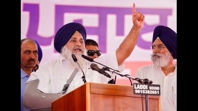 Shiromani Akali Dal (SAD) president Sukhbir Singh Badal on Sunday launched a pointed attack on chief minister Bhagwant Mann, accusing his government of corruption and alleging that people facing serious criminal charges were being given protection in return for crores.