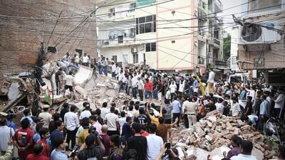 The latest collapse in Satya Niketan, which killed five people, has once again raised the question of what happens after that initial burst of action fades (Sanchit Khanna/HT Photo) The latest collapse in Satya Niketan, which killed five people, has once again raised the question of what happens after that initial burst of action fades (Sanchit Khanna/HT Photo)
