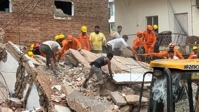 Police said the exact number of people who may be trapped or injured is not known at present.