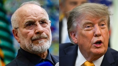 "From now on, any attack against Iran’s interests and security will receive a faster, heavier and more painful response," Ghalibaf said in a warning to US. (Bloomberg/ Trump)