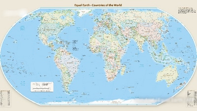 Equal earth map (AFP) Equal earth map (AFP)