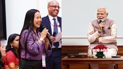 On the occasion of Teacher's Day (September 5), Prime Minister Narendra Modi interacted with teacher's during the National Teachers’ Award 2026 ceremony at 7 Lok Kalyan Marg. (Photo: PTI and ANI) On the occasion of Teacher's Day (September 5), Prime Minister Narendra Modi interacted with teacher's during the National Teachers’ Award 2026 ceremony at 7 Lok Kalyan Marg. (Photo: PTI and ANI)