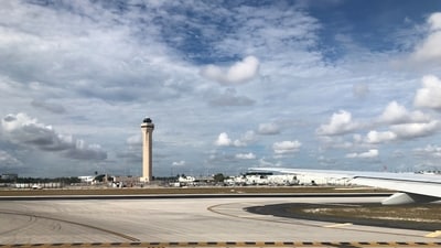 Miami International Airport runway. (UnSplash)