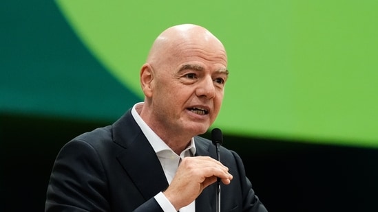 FIFA President Gianni Infantino is seeking re-election for a fourth term in 2027. (AP Photo/Tony Gutierrez, File)