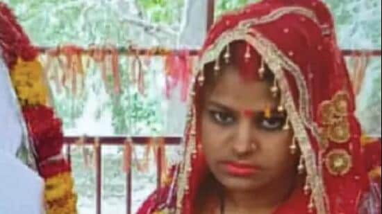 File photo of 28-year-old Shivani, who reached her parental home in Navikot Nandana village under BKT tehsil on Saturday. (Sourced)