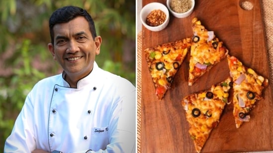 Chef Sanjeev Kapoor shares easy bread pizza recipe with regular bread base…