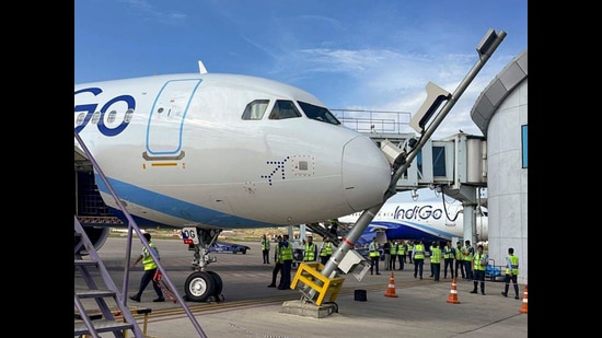 The e-boarding system is expected to streamline international departures by reducing paperwork and manual intervention, and minimising the possibility of human errors during document verification and boarding procedures. (FILE)
