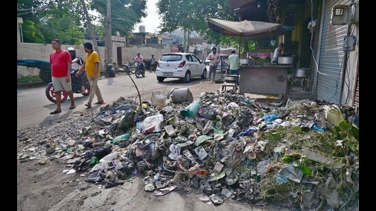 Uncollected garbage dumped along street corners creates unhygienic conditions across neighbourhoods.