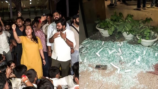 Police said ABVP protesters entered the Civic Centre before sitting outside the main building and raising slogans against the MCD's functioning.