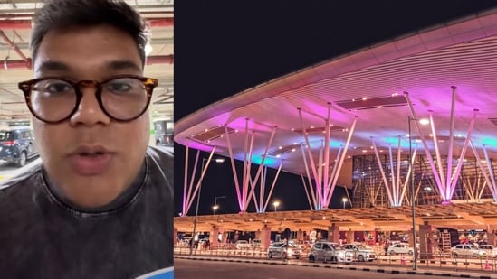 A man shared his frustration after Bengaluru traffic made his journey to the airport as long as a two-hour flight. (Instagram)