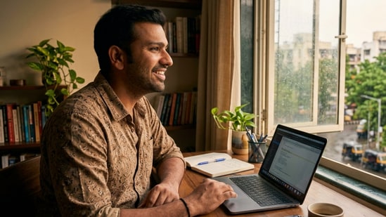 Man bids farewell to Accenture for a new chapter. (Representational image generated using AI)