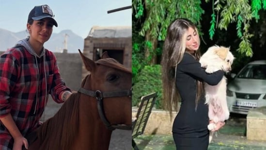 Taraneh (L) and Romina (R) Rahimi took part in the protests against the Iranian regime on January 8 and 9 this year. 