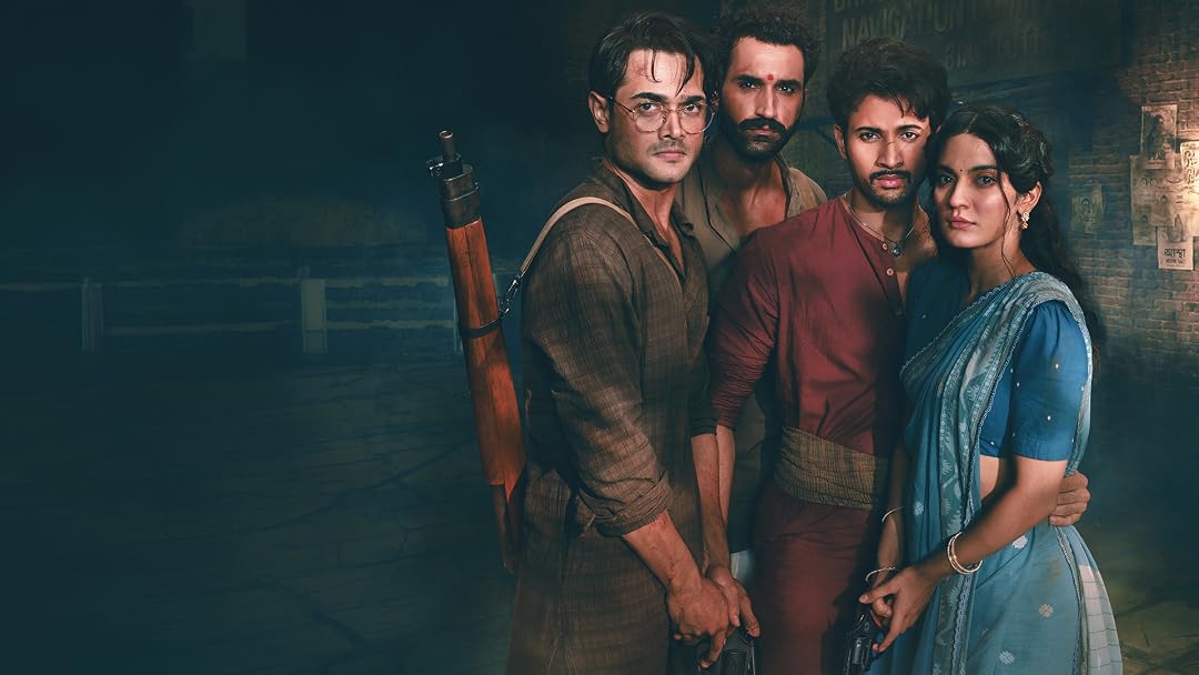 The cast on a promotional poster for the show. The cast on a promotional poster for the show.