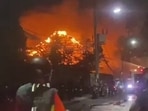 Chez Gado Gado, a popular Bali restaurant, was gutted in the fire sparked by balloons. 