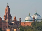 A mosque stands adjacent to the Shri Krishna Janmabhoomi. (PTI)