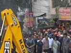 A senior MCD official said that the demolition will be initiated after the rescue operation is completed. (ANI)